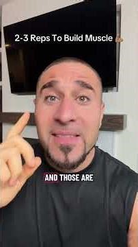 The truth about how many reps you need to build muscle"