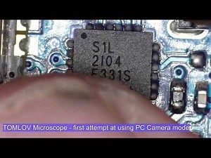 Tomlov DM9 Max microscope first look in PC Camera mode