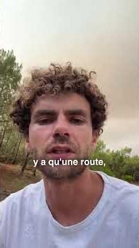 Fleeing the Lège-Cap-Ferret wildfire