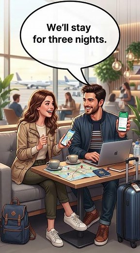 Did You Book the Hotel? 🏨 | Easy English Conversation (B1 Level)