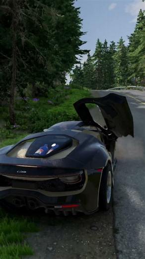 Civetta Scintilla vs Hirochi SBR4: Epic Race & Crash! | BeamNG.drive #shortsfeed