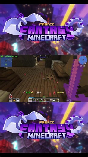 LA PROBABILITÉ DE TOMBER SUR LUI !!!!!! 🤣🤣🤣 #minecraft #fantasymcfabric