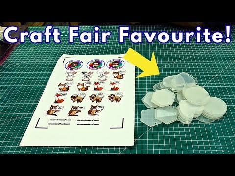 Turn Stickers Into Adorable Keyrings!