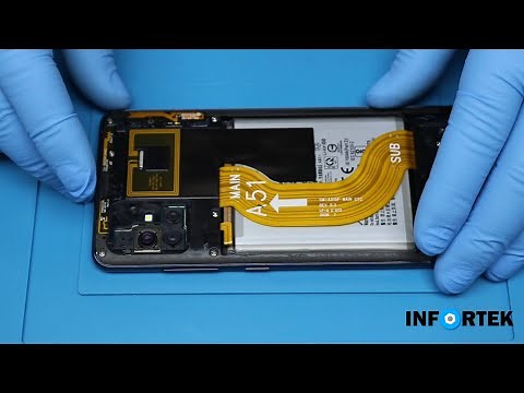 Samsung Galaxy A51 SM-A515F Display replacement change easy way (Reparatur)