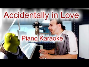 Accidentally In Love - Piano Instrumental Karaoke