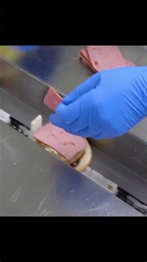 Burger Production Line Factory | How Burgers Are Made in Mass Production #shorts #manufacturing