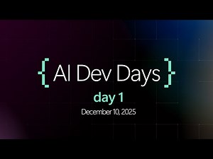 AI Dev Days: Building AI Applications