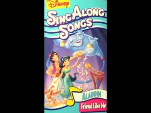 Opening to Disney's Sing Along Songs: Friend Like Me 1993-1994-2016 VHS