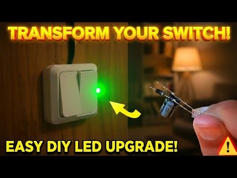 How to Add an LED Indicator to Any Light Switch | Easy DIY Upgrade #diy #experiment #usatech #howto