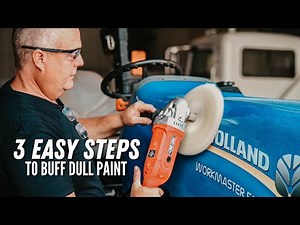 How To Polish A Scratched Machine - Single Stage Buff Job In Three Steps