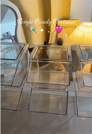 Stylish Acrylic Candy Containers for Organizing Treats