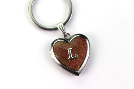 Photo Heart Locket | Personalized Locket | Initial Jewelry | Initial Necklace | Initial Keychain | Personalized Keychain - Etsy