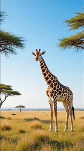 Keindahan Sang Jerapah Lembut di Savana Afrika 🦒✨