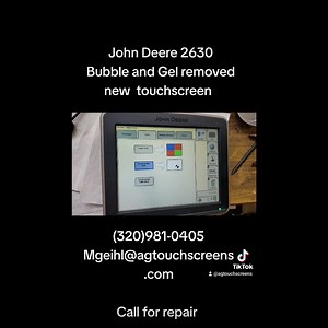 Got Bubble? Is the 2630, 4600, armrest display leaking goo out of the frame as well? Unresponsive Touchscreen? Replace the Touchscreen and totally eliminate the gel that is causing the bubbles around the edge. Repair it before it causes further damage and more costly repairs to the internal motherboard. contact AgTouchscreens for a repair order. (320)981-0405 mgeihl@agtouchscreens.com I also support various Trimble, John Deere, Case IH, Ag leader, Precision Planting, and Raven Displays. | AgTouc