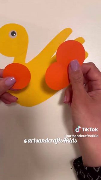 Handprint Duck Craft for Kids