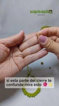 Cierre ajustable paso a paso | Tutorial fácil de pulsera a crochet