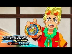 Xander vs Ranzo, EPIC first battle! | BEYBLADE BURST QUADSTRIKE EP9 | Official Clip