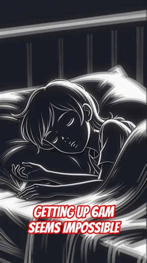 Why Getting Up at 6 AM Feels Impossible #WakingUpEarly #MorningStruggle #SleepTips #viralshorts