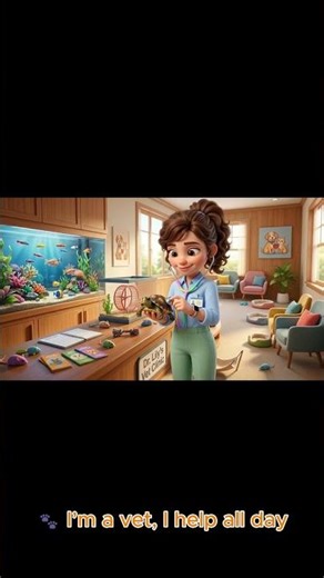 Vet Song for Kids 🐶🐱 | Animal Doctor Song 🩺 | Jobs Song #shorts