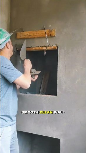 Perfect Wall Plastering Technique Using a Masonry Plastering Trowel | Smooth Finish Like a Pro
