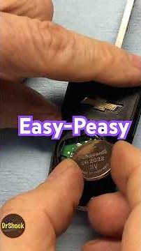 2011 - 2016 OEM GM Flip Blade Style Key Fob Coin Battery Replacement #Shorts