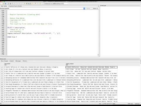 Using postgres regexp_replace to clean text data