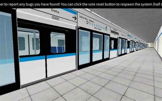 Roblox其中一个地铁游戏又用类似的泰雷兹讯号系统