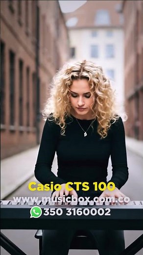 El Casio CT-S100 es el teclado ideal para dar tus primeros pasos en la música.
