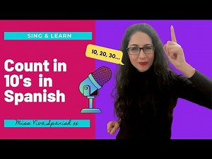 Count in 10s in Spanish song | Numbers 10-100