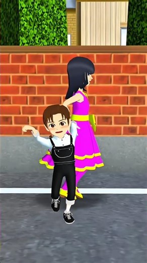yuta wants to playing with robots 🤖🥳 #sakuraschoolsimulator #youtubeshorts #viral#sss #video