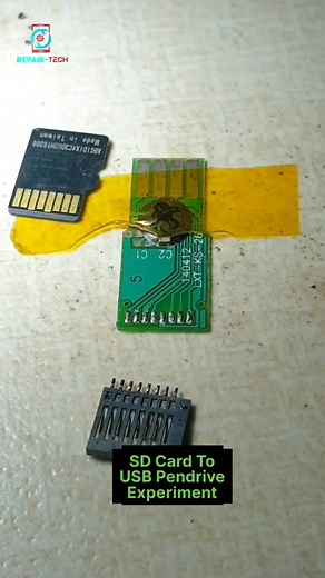4.6K reactions · 86 shares | Pendrive Made With Card Reader And Memory Card , Experiment #reels #everyone #viralvideo #cardreader #memory #pendrives #watch #make #technology #instagram #facebookpost #repairtech | M A Sohel | Facebook