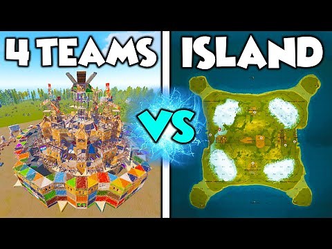 I TRAPPED 4 of the BEST RUST TEAMS - Rust Island