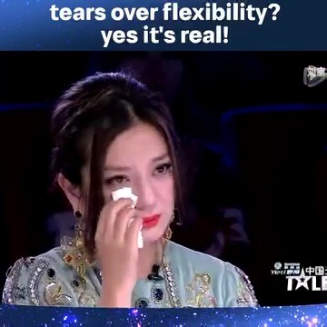 41K views · 1K reactions | Who Knew Flexibility Could Move Someone to Tears?! ✨ #ChinasGotTalent #中国达人秀 #ChineseTalent | China’s Got Talent | Facebook