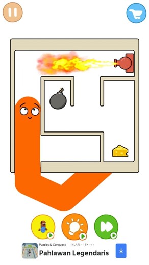 Pet Me Maze Level 31 get a piece of cake #maze #shorts #gameplay