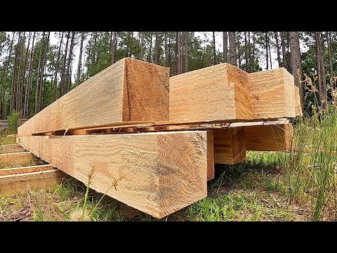 Making Pine Timbers on the Wood-Mizer LT 15