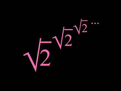 An Infinite Tower of Exponents with sqrt(2)