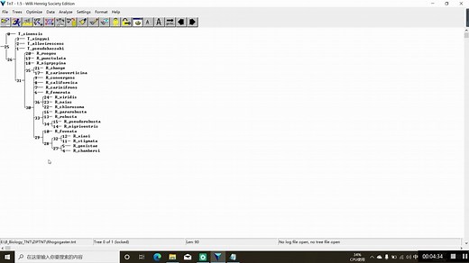【教程】使用TNT建形态系统发育树的方法