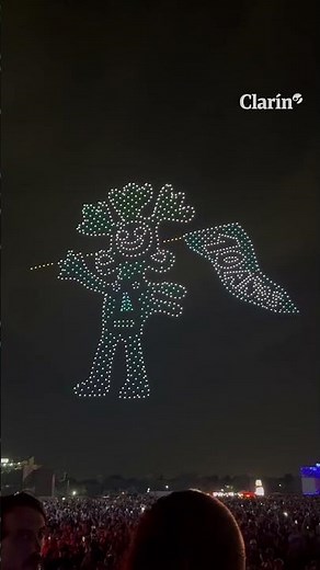 El espectacular show de drones por la décima edición del Lollapalooza Argentina 2025