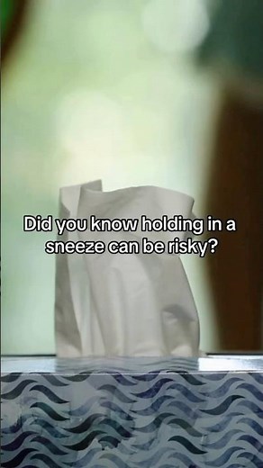 🤧Is it bad to hold in a sneeze?