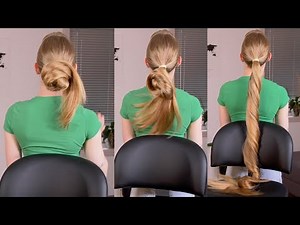 RealRapunzels | A Very Impressive Blonde Ponytail (preview)