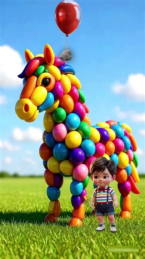 Cute Balloon Popping Fun with Candy Animals for Kids