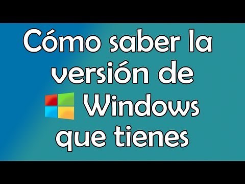 Cómo saber mi versión de Windows