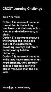 Ch10 Q2: The WEAKEST part of a surgical instrument 🛑 #CRCST #SPD