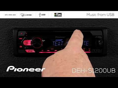 How To - Pioneer DEH-S1200UB - MP3 and Flac music from USB