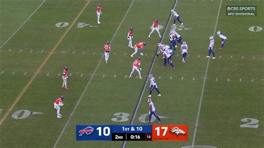 Can't-Miss Play: Broncos force Josh Allen into chaotic fumble before halftime