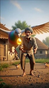 The poor farmer was told bitter things by rich people 👹🤪 2025 Story /Pigeons help farmers🕊Golden egg