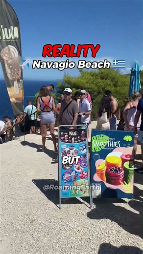 This Travel Beach Is Worth the Crowds✈️ #travel #explore #trip #vacation #nature #shorts