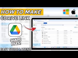 How to Create a Gdrive Link to Share Files - Easy Tutorial (2024)