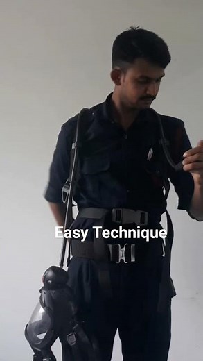 How to wear BA Set | SCBA Set Donning Method | #viral #nitinpatel1990 #safety