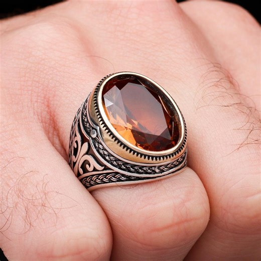 925 Sterling Silver Men's Ring With Color-changing Zultanite Stone - Etsy